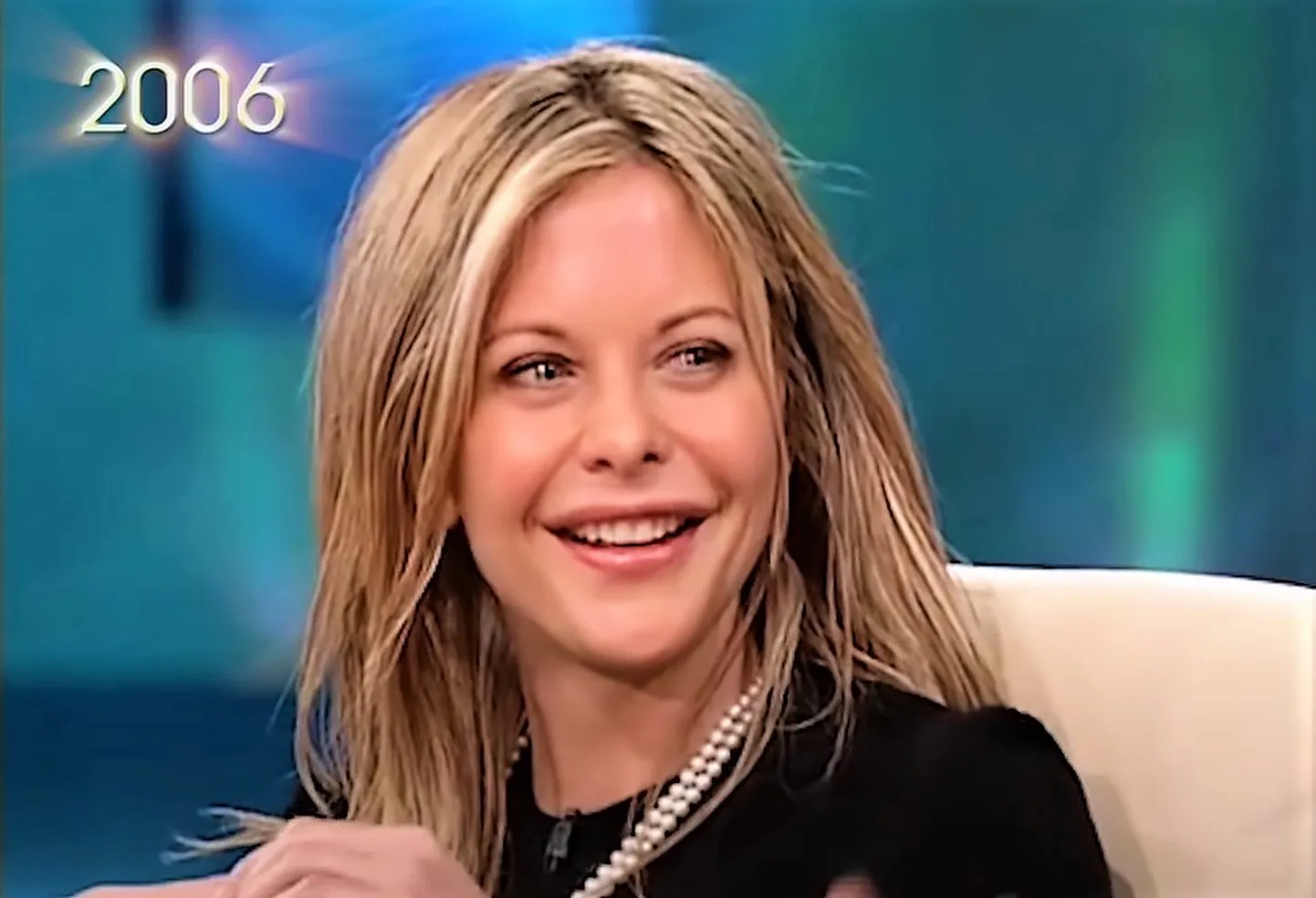 Meg Ryan intervjuud andmas.