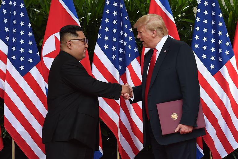 Kim Jong-uni ja Donald Trumpi kohtumine Singapuris