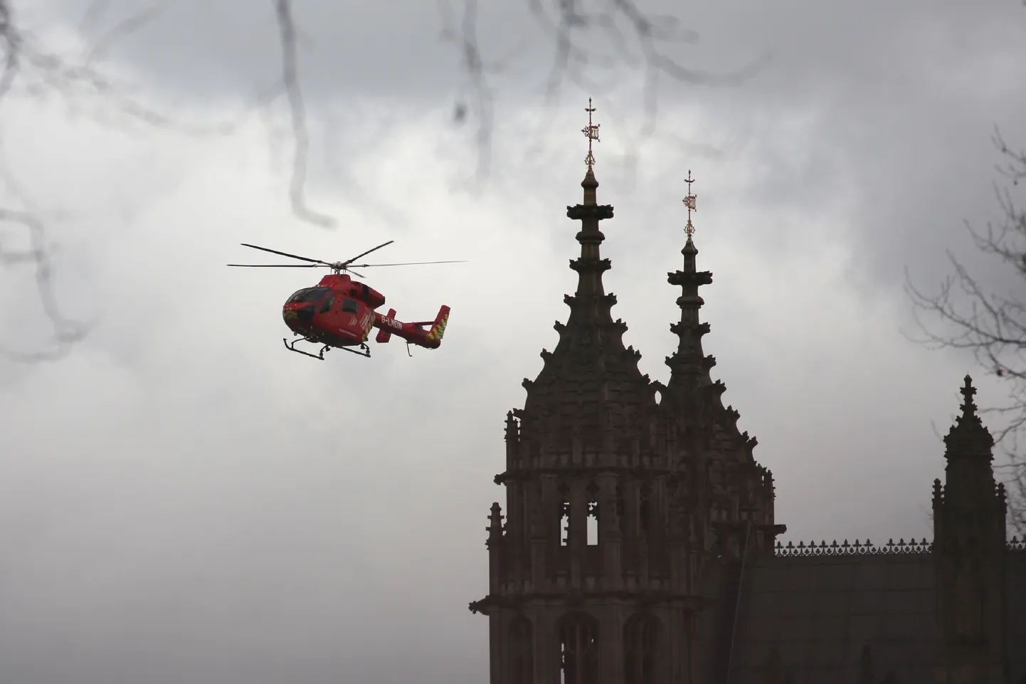 Londoni kiirabikopter.