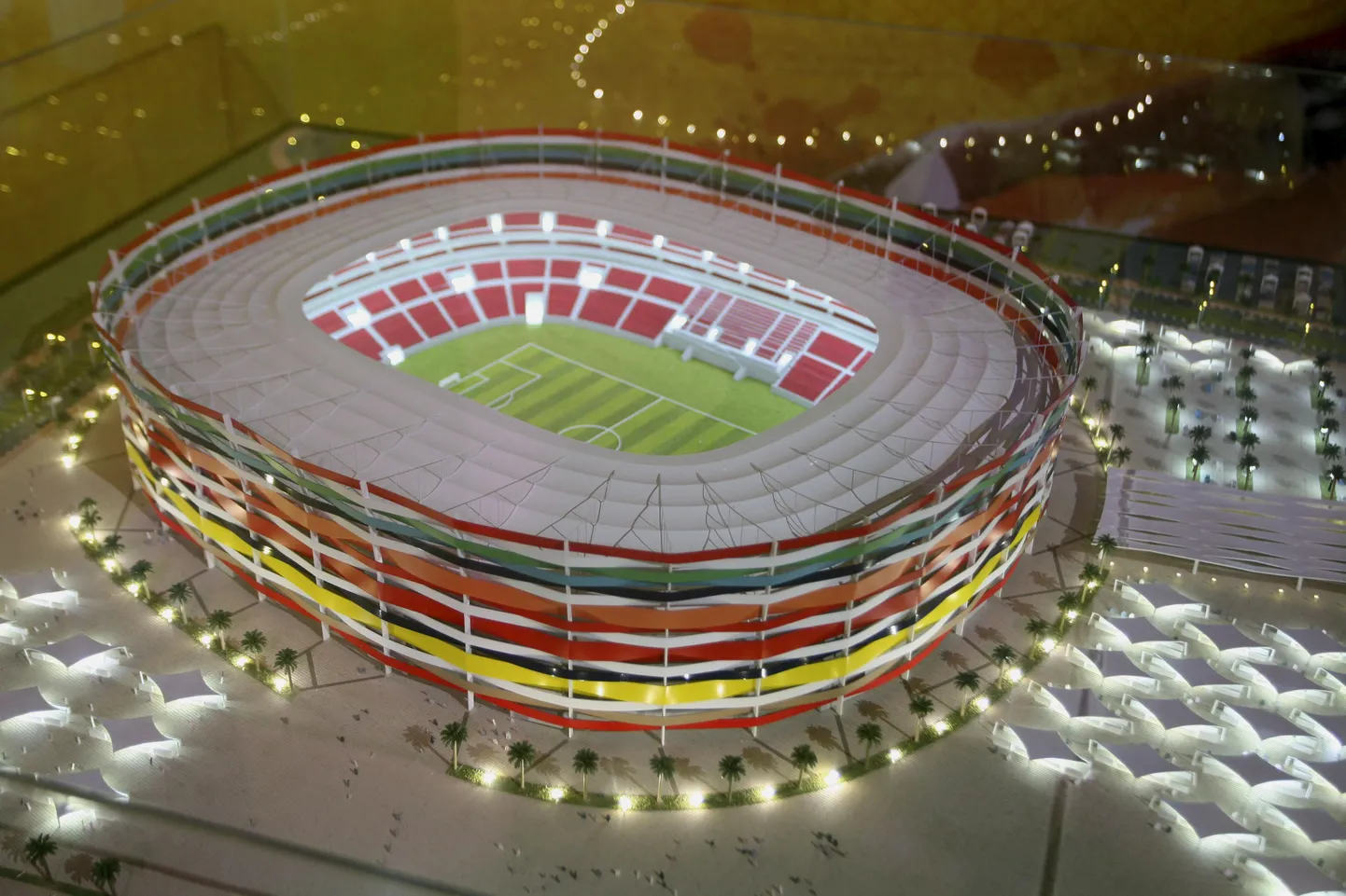 Selline peaks välja nägema Al Gharafa staadion, kus mängitakse ka 2022. aasta MMi mänge.