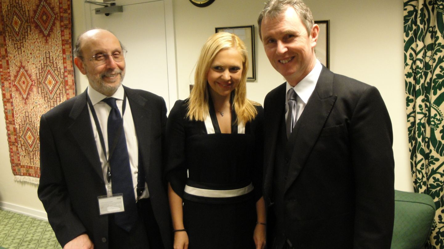 Anna- Maria Galojan kohtus Briti parlamendi ase-spiikeri Nigel Evaniga