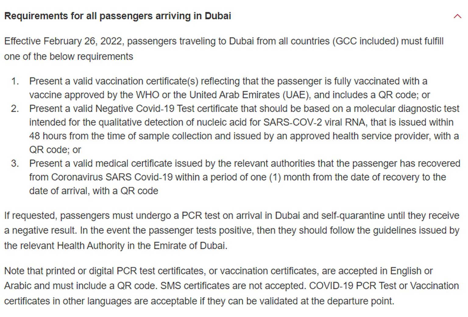 Reeglid Dubaisse reisimiseks.