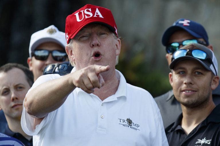 Donald Trump West Palm Beachis asuvas golfiklubis 2018