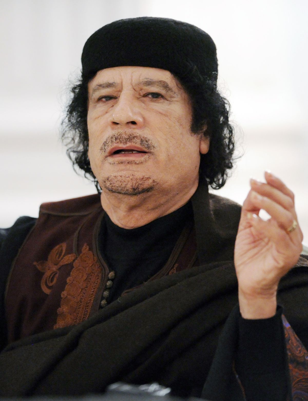 Liibüa endine liider Muammar Gaddafi.