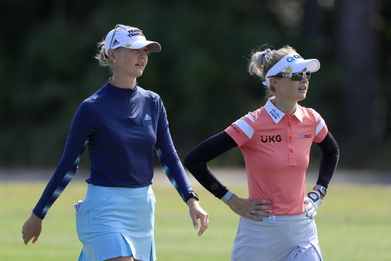 Sebastian Korda õed Jessica Korda (vasakul) ja Nelly Korda kuuluvad naiste golfi maailma paremikku.