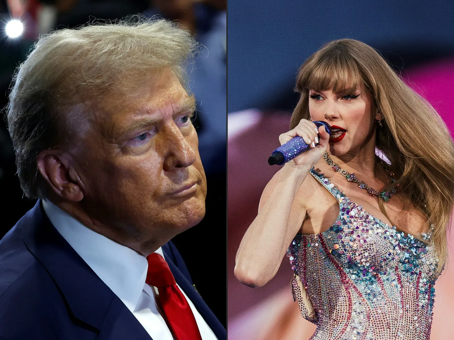 Donald Trump uskus, et Taylor Swift kaotab pärast Kamala Harrise avalikku toetamist jälgijaid. Kas see ka juhtus?