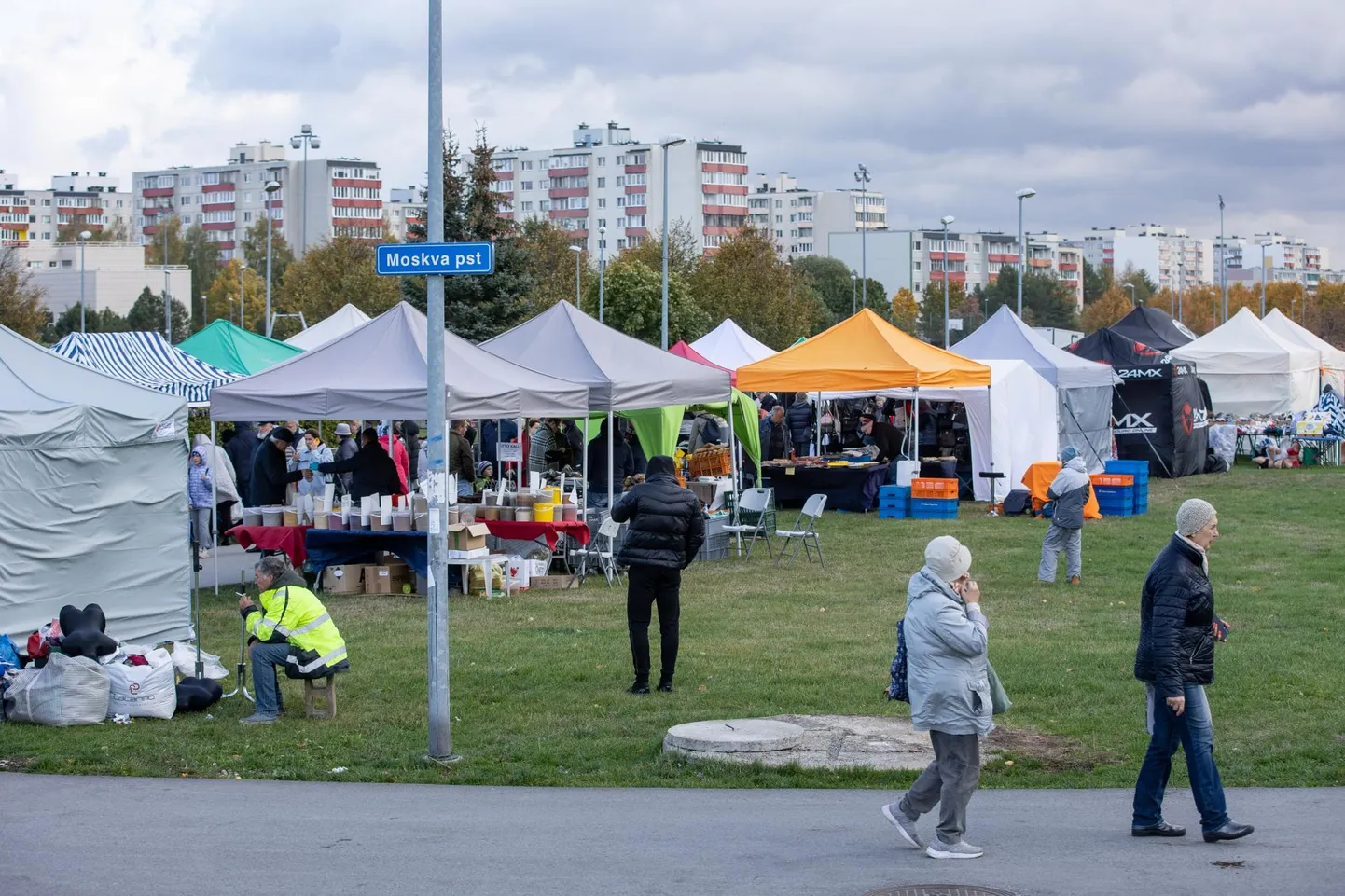 Lasnamäe sügislaat Tondiloo pargis 8. oktoobril.