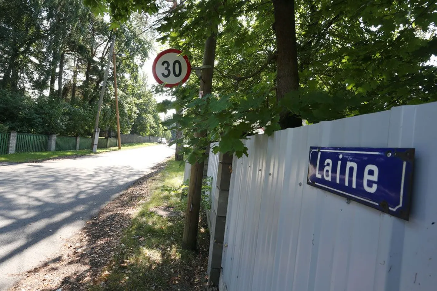 Kristiines asuv Laine tänav on väidetavalt nime saanud Ülemiste järve lainetest.