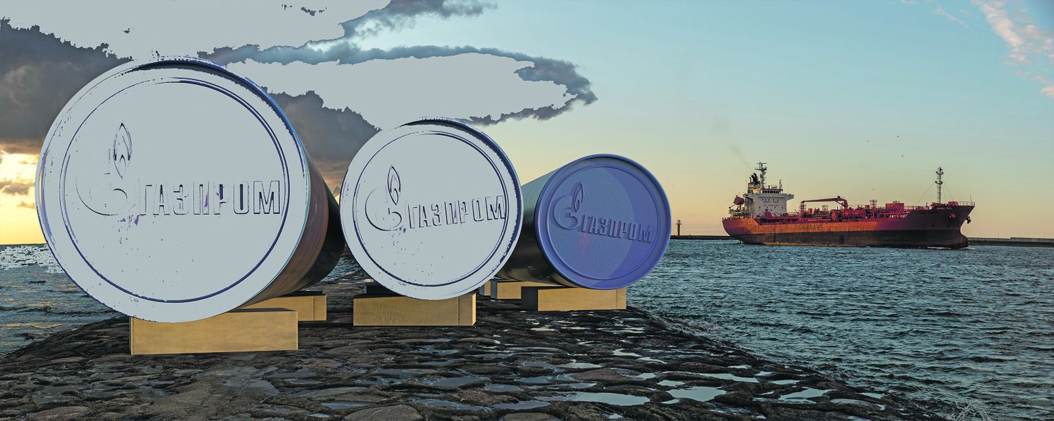Gazpromi gaas, foto on illustratiivne.