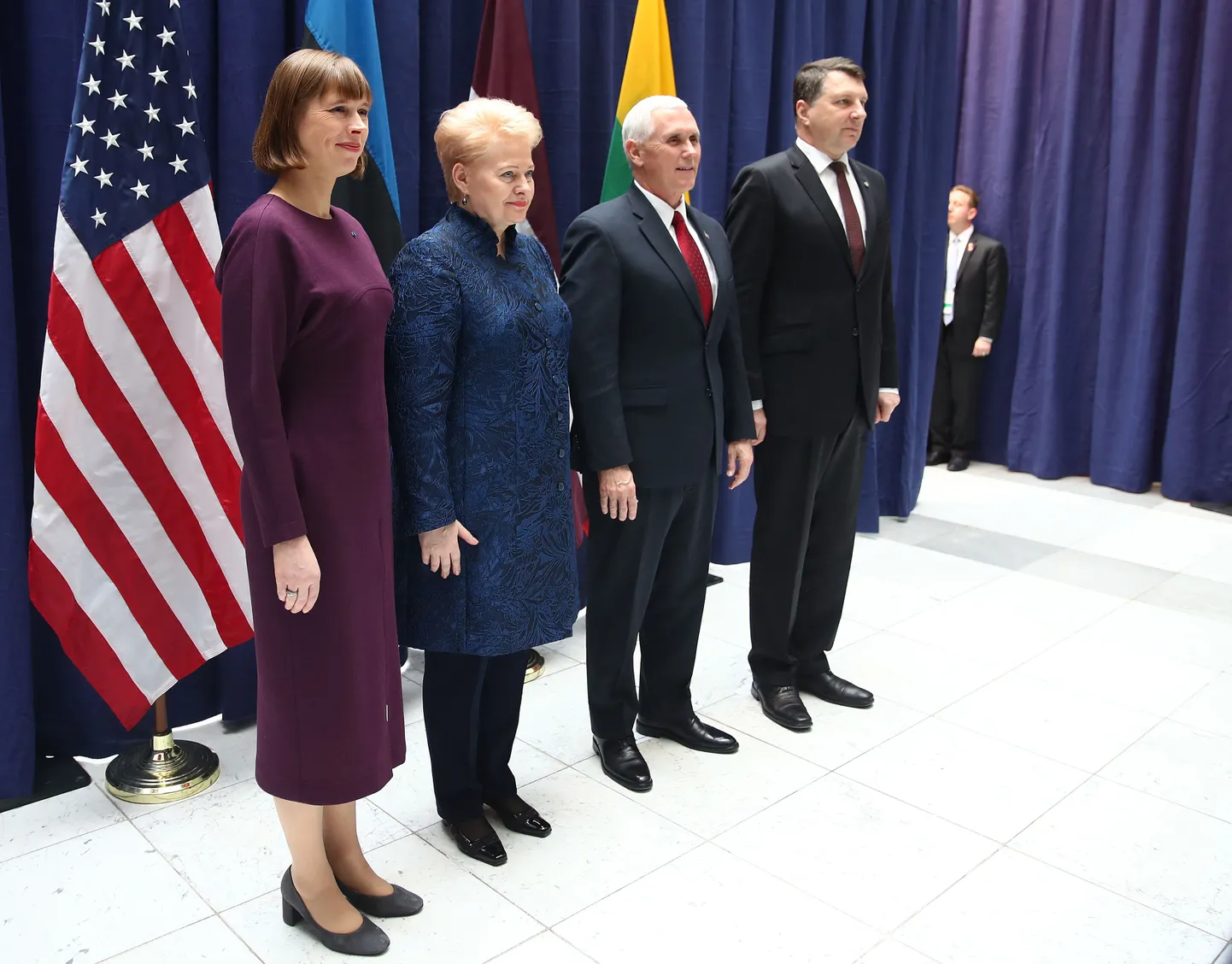 Президент Кальюлайд на конференции в Мюнхене.