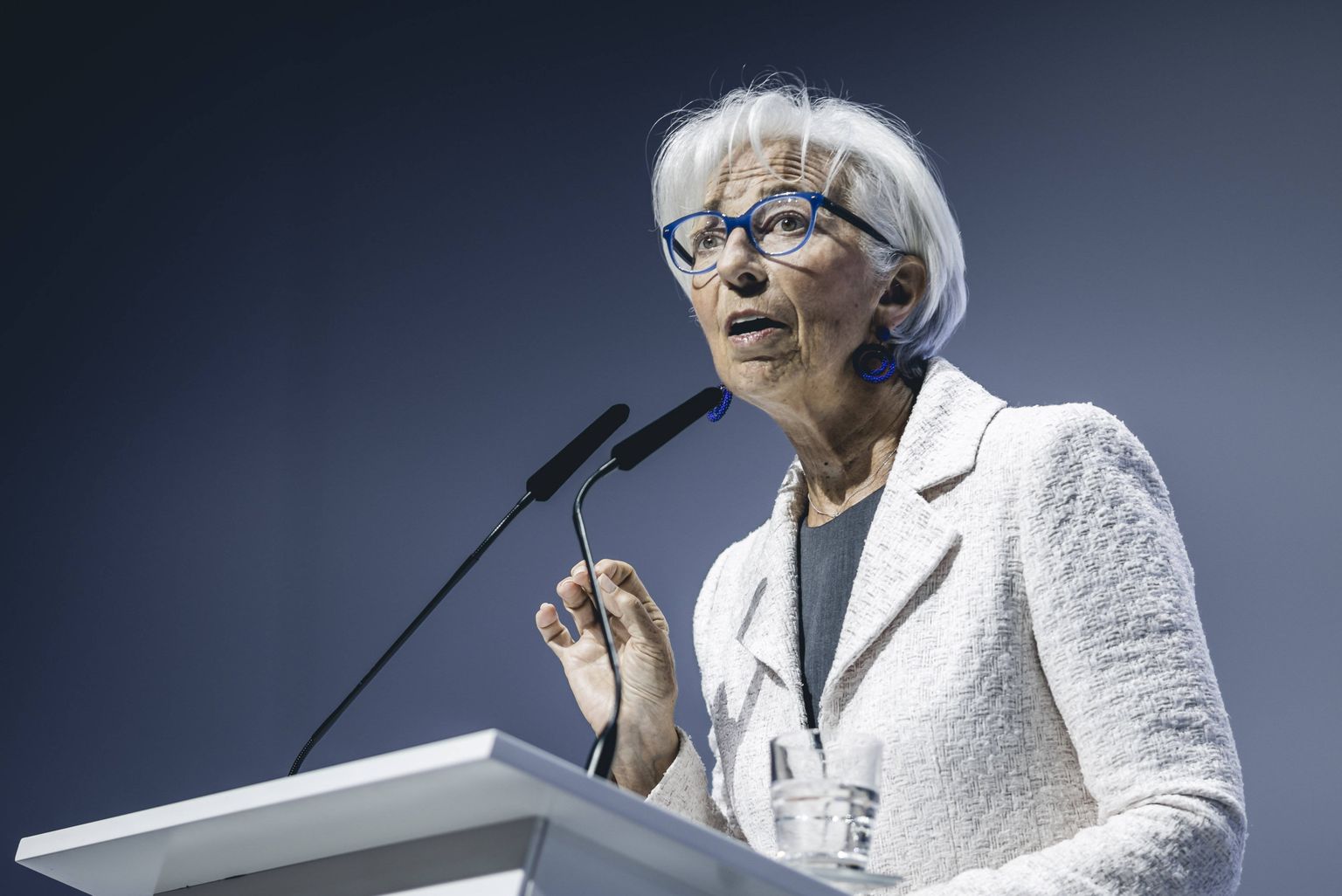 EKP president Christine Lagarde pidas täna Hannoveris kõnet.