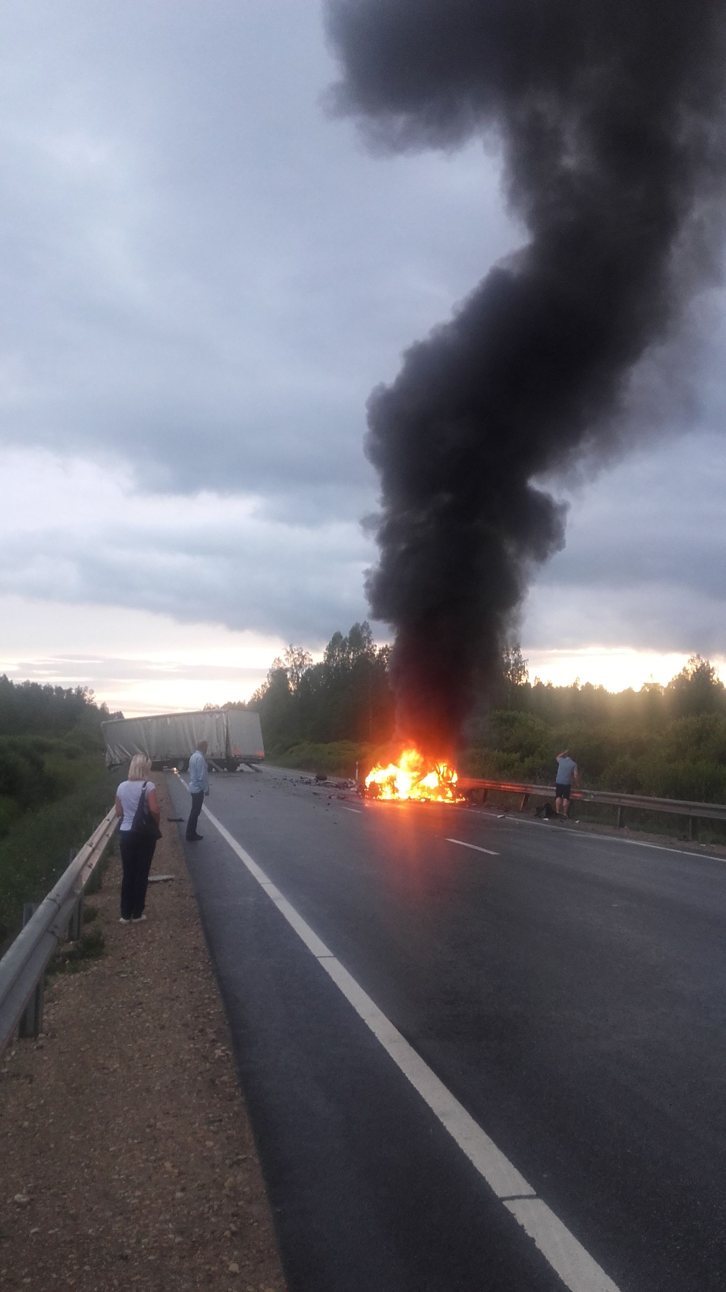 Авария на Лиепайском шоссе