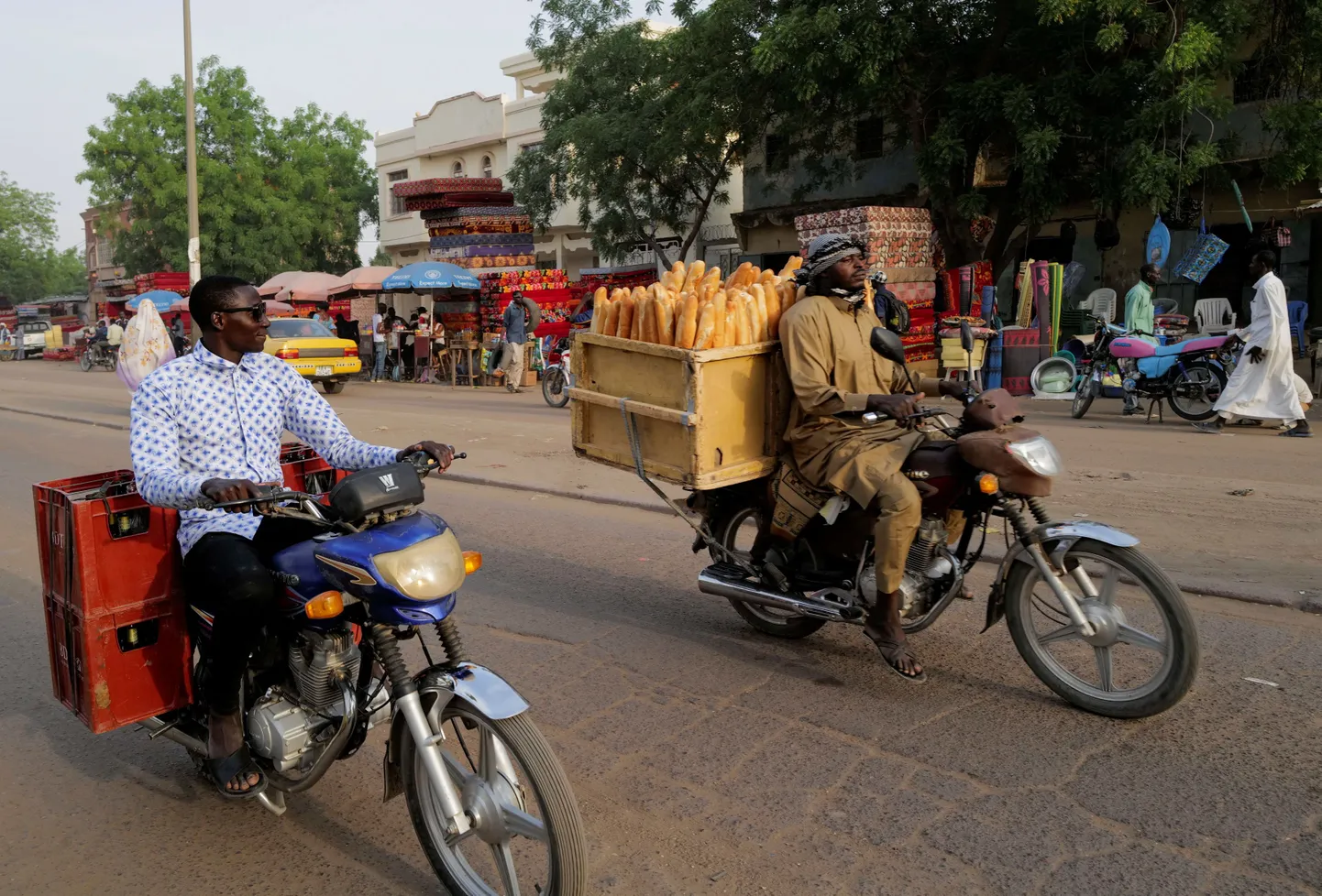 N'djamena tänavatel.