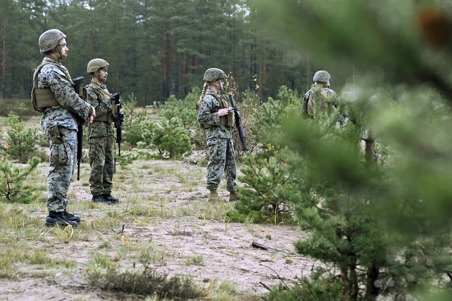 Sõdurid Soome ja USA ühisõppusel.