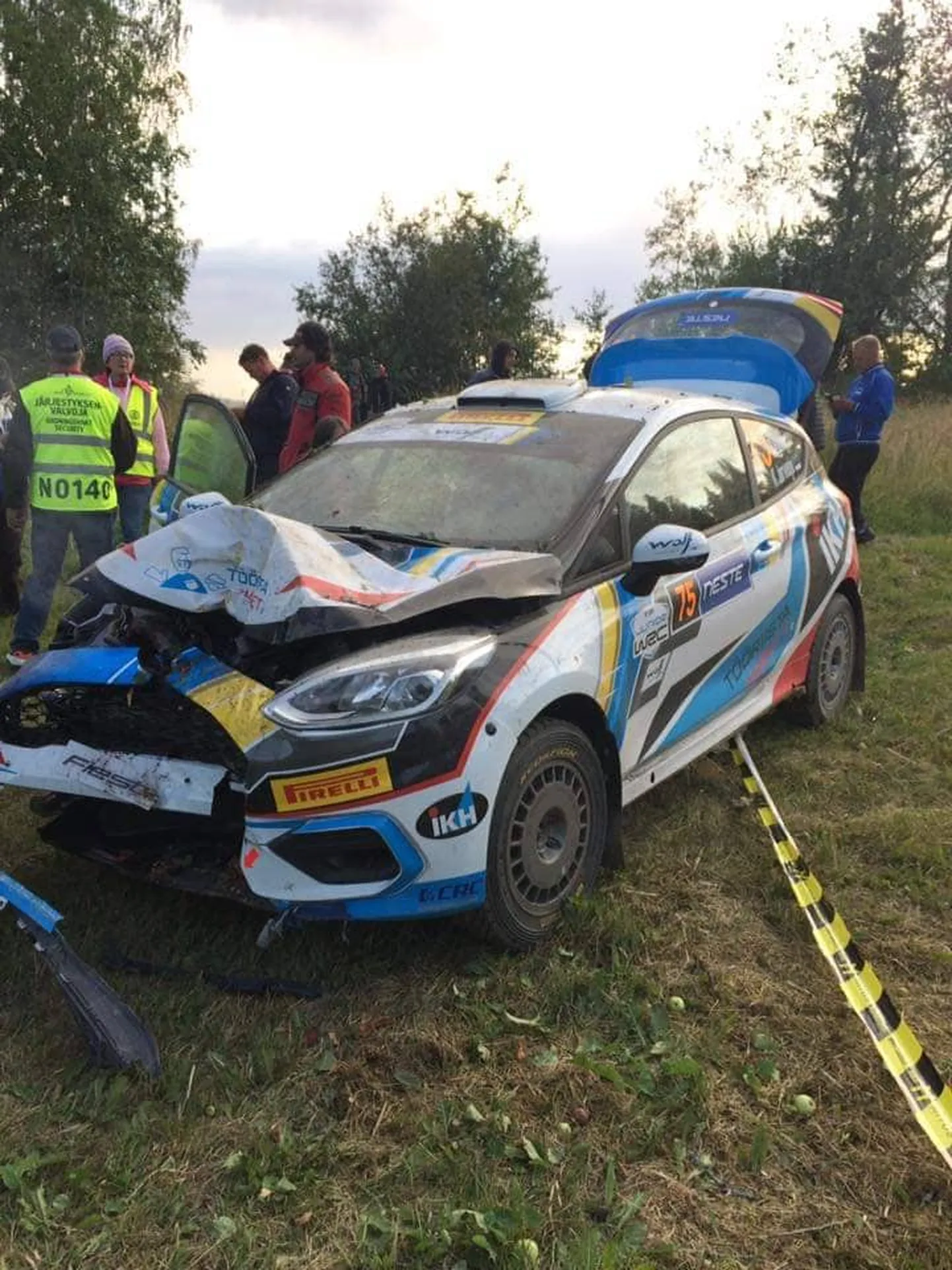 Roland Poomi juunior WRC auto.
