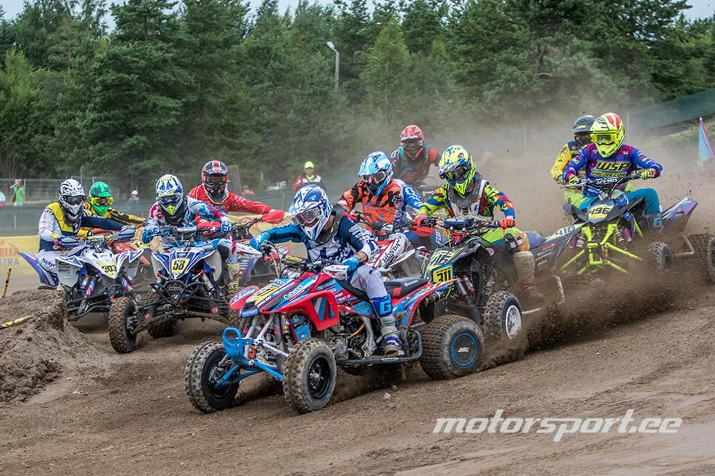 Valitsev Euroopa meister Kevin Saar (nr 311) stardib pühapäeval kodurajal kahes sõidus.