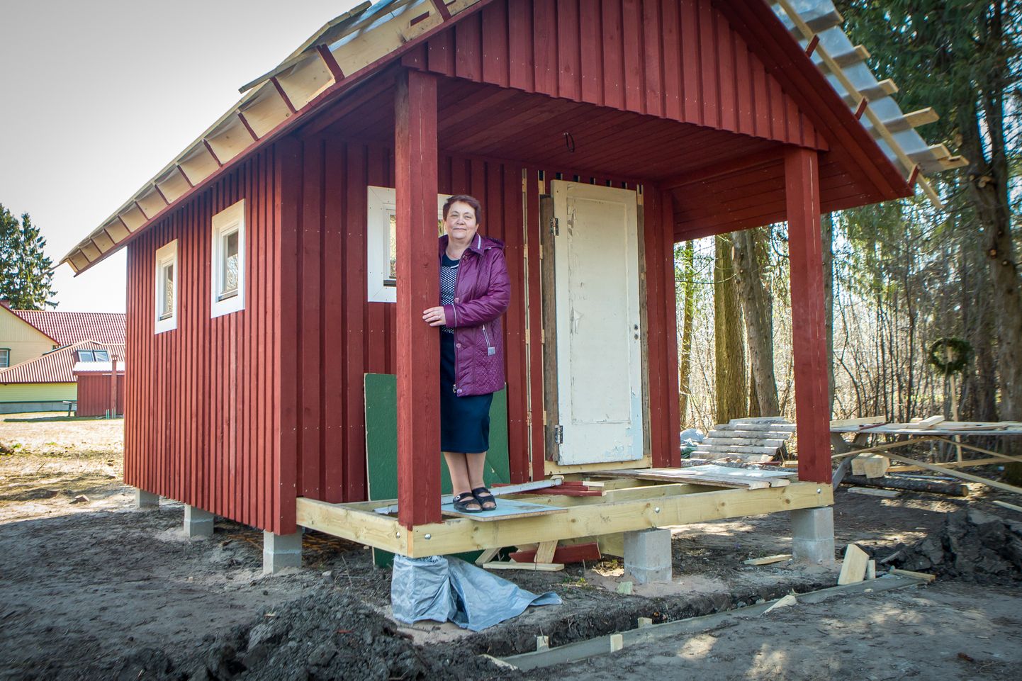 SUVEKS SAUNA: Agnessa Sepp räägib, et kõige enam ootavad sauna kohalike kortermajade elanikud.