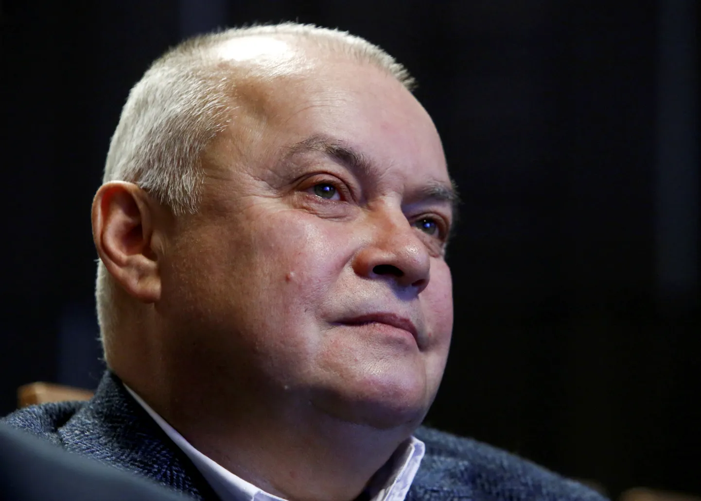 Krievijas propagandas izplatītājs Dmitrijs Kiseļovs.