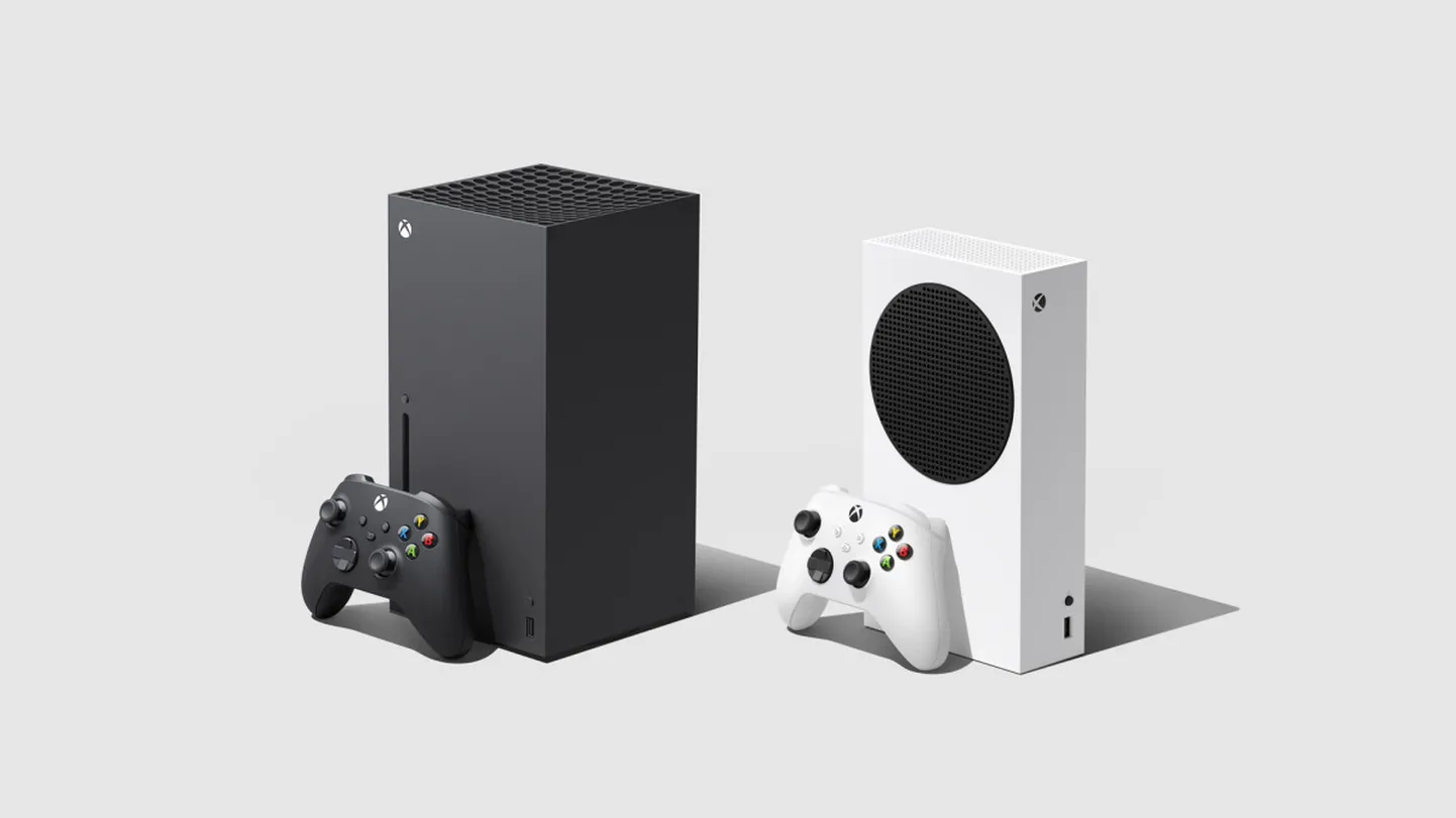 Xbox Series X ja Xbox Series S mängukonsoolid.