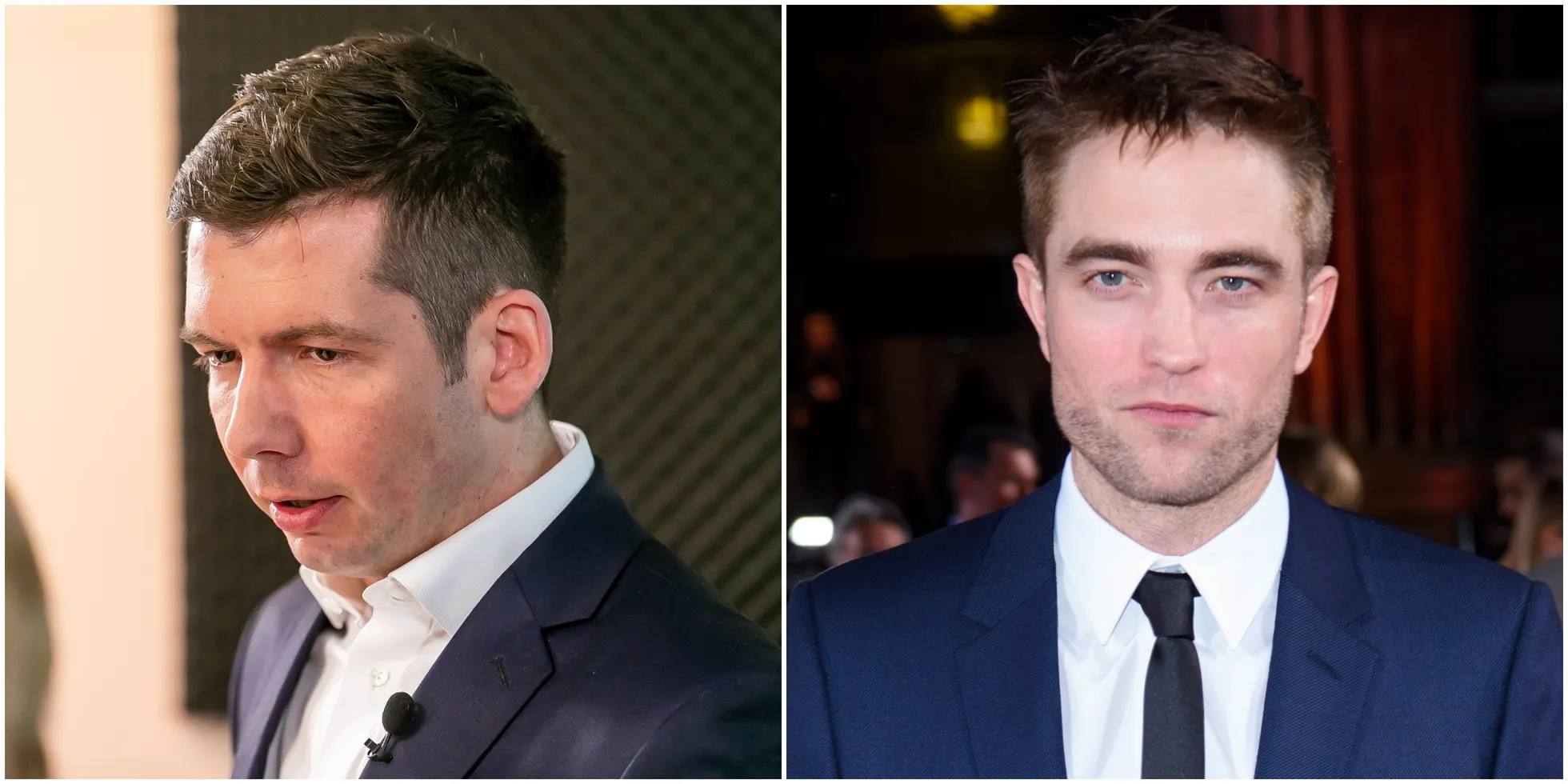Vasakul: Martin Repinski, foto: Madis Sinivee, Scanpix. Paremal: Robert Pattinson, foto: PA Wire/PA Images/Scanpix
