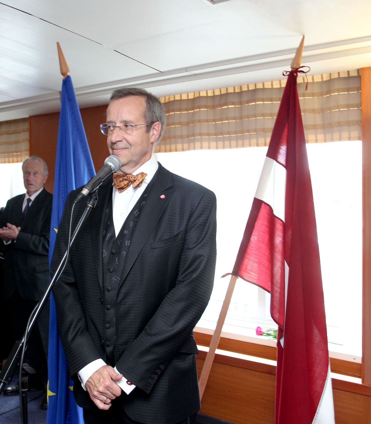 President Toomas Hendrik Ilves ja proua Evelin Ilves riigivisiidil Lätis.
