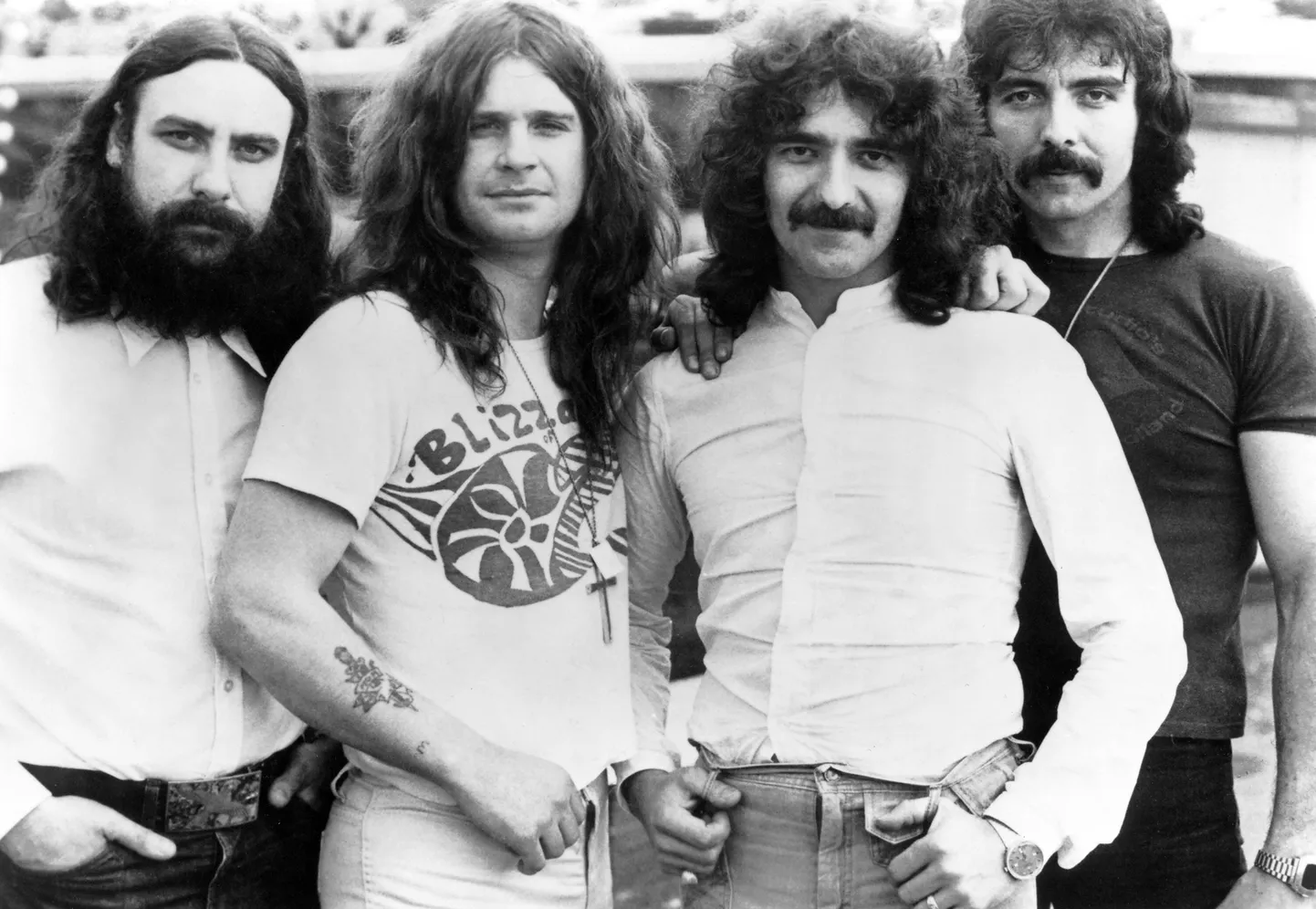 Bill Ward,  Ozzy Osbourne, Geezer Butler ja Toni Iommi ansamblist Black Sabbath