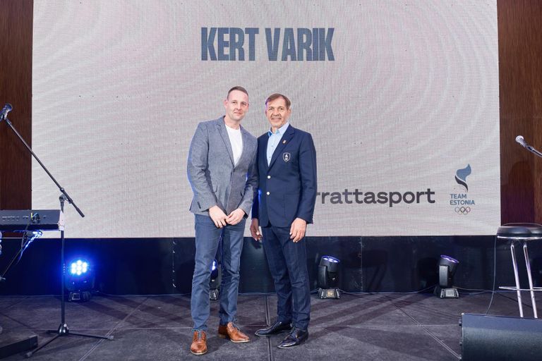 Eesti olümpiakomitee tunnustas hiljuti riikliku spordipreemia  pälvinud maailmameistrivõistluste hõbemedalimeest Kert Varikut.
