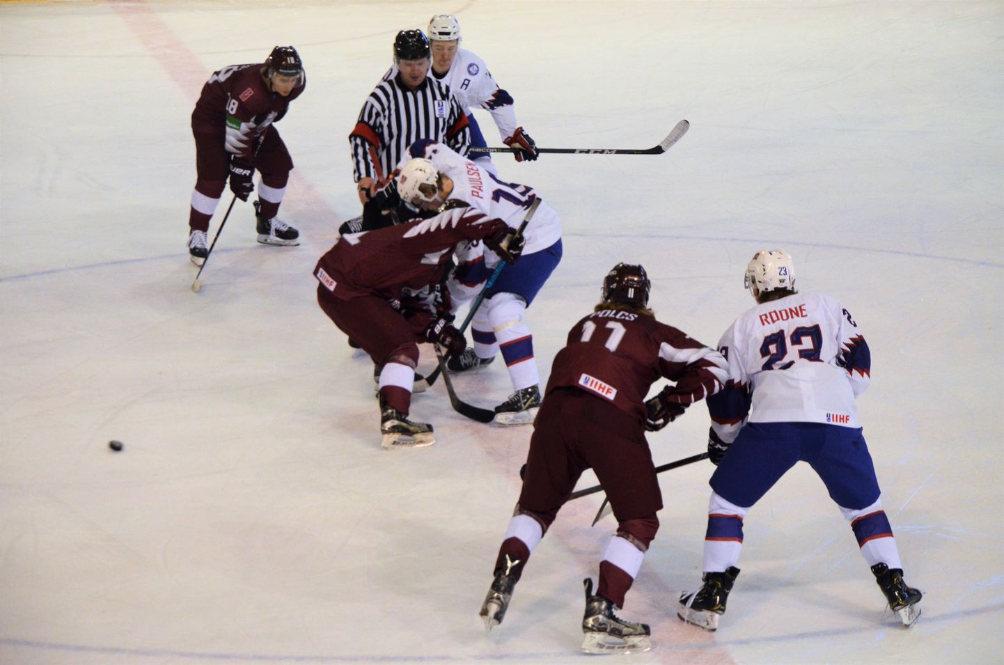 Latvijas U-20 hokeja izlase piekāpjas Norvēģijas vienaudžiem