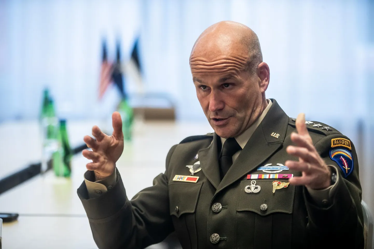 As supreme allied commander Europe, General Christopher G. Cavoli has frequently visited the Baltic states. The current SACEUR has openly discussed the peculiarities of Baltic defense: it requires much more conventional firepower. Photo: Sander Ilvest