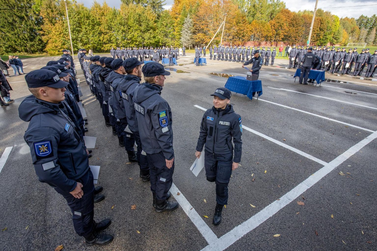 130 politsei- ja piirivalvekolledži kadetti andsid ametivande.