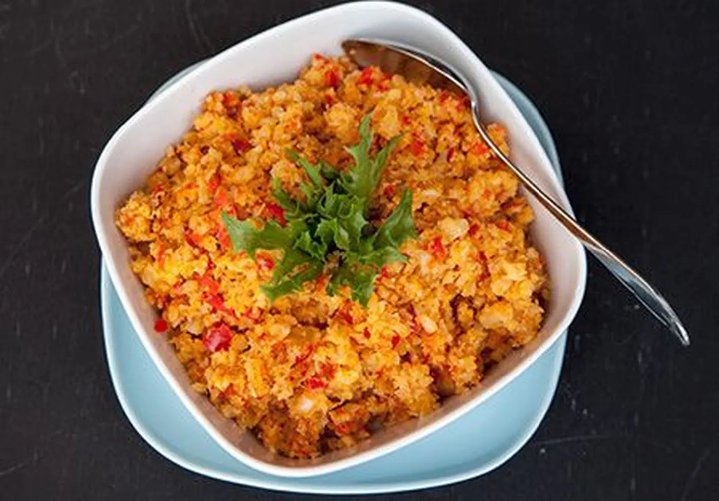 Röstitud lillkapsas ja paprika