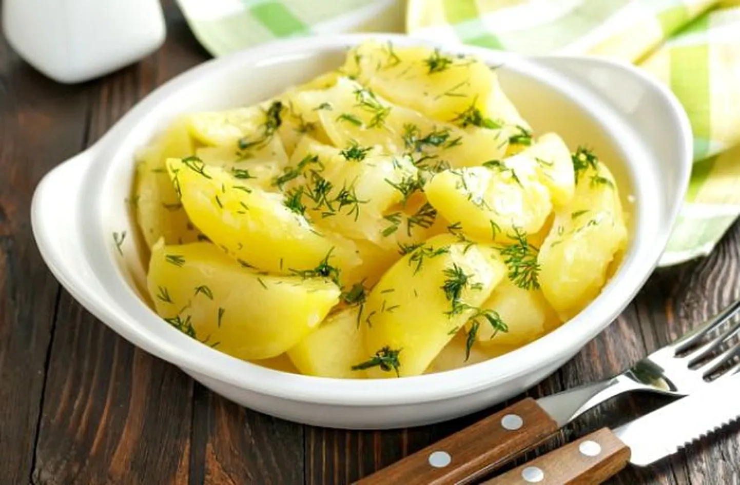 Молодой картофель.