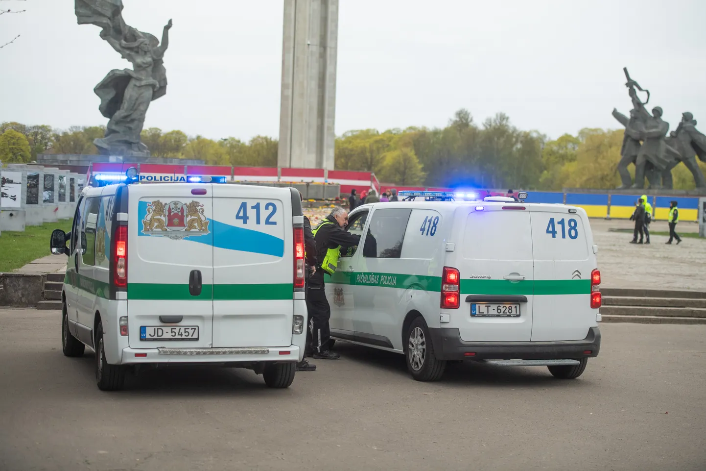 Полицейские автомобили. Иллюстративное фото