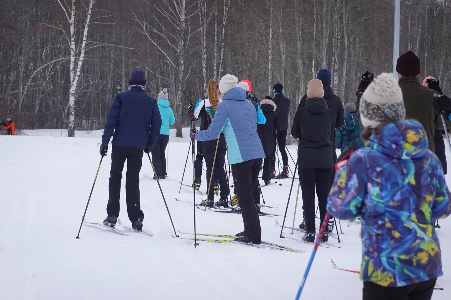 Suusatund Paide tehismaastikul.