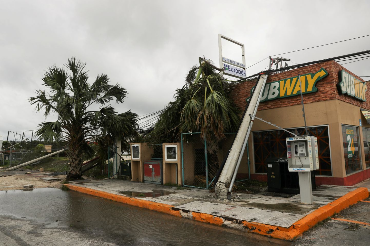 Cancunis pärast tormi.