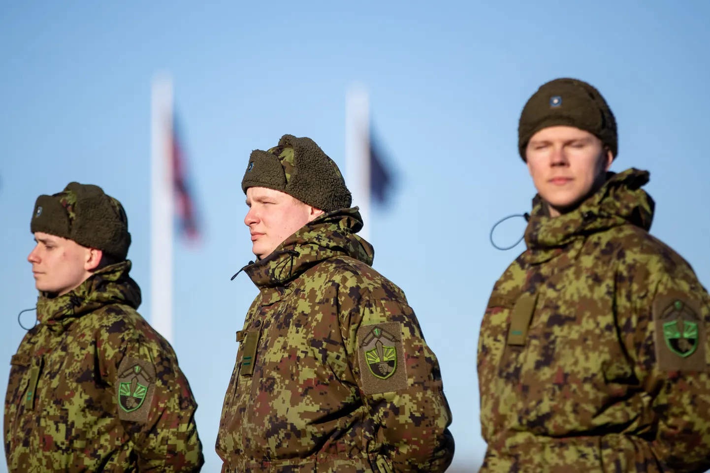 Визит премьер-министра Эстонии, генерального секретаря НАТО и премьер-министра Великобритании в военный городок Тапа.
