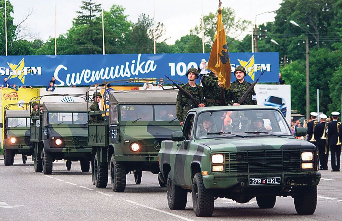 Võidupüha paraadi peeti Pärnus viimati 2001. aastal.