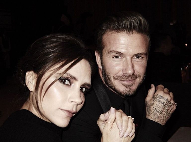 Victoria ja David Beckham.