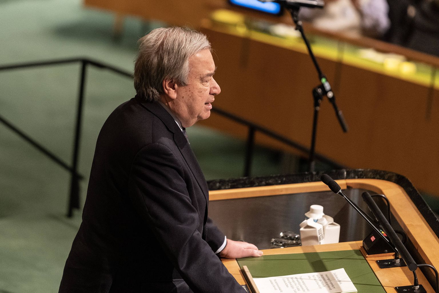 ÜRO peasekretär António Guterres New Yorgis 27. jaanuaril 2023.