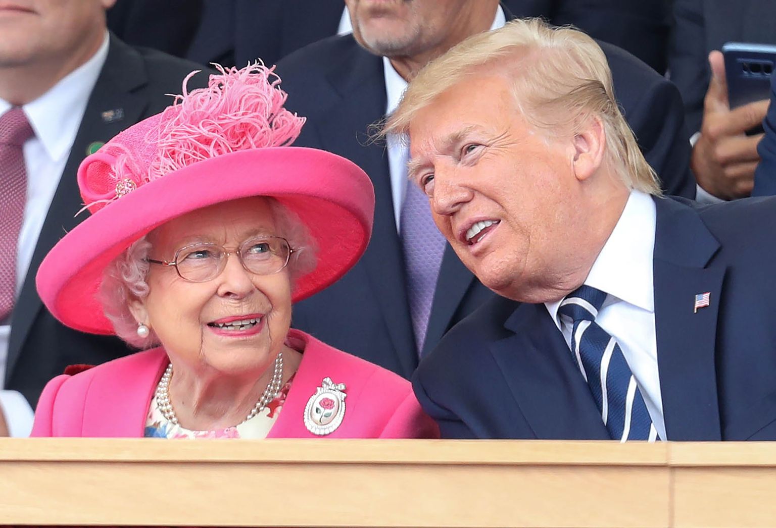 Suurbritannia kuninganna Elizabeth II ja USA president Donald Trump.