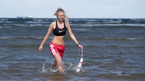 Галерея: береговая охрана открыла в Эстонии пляжный сезон