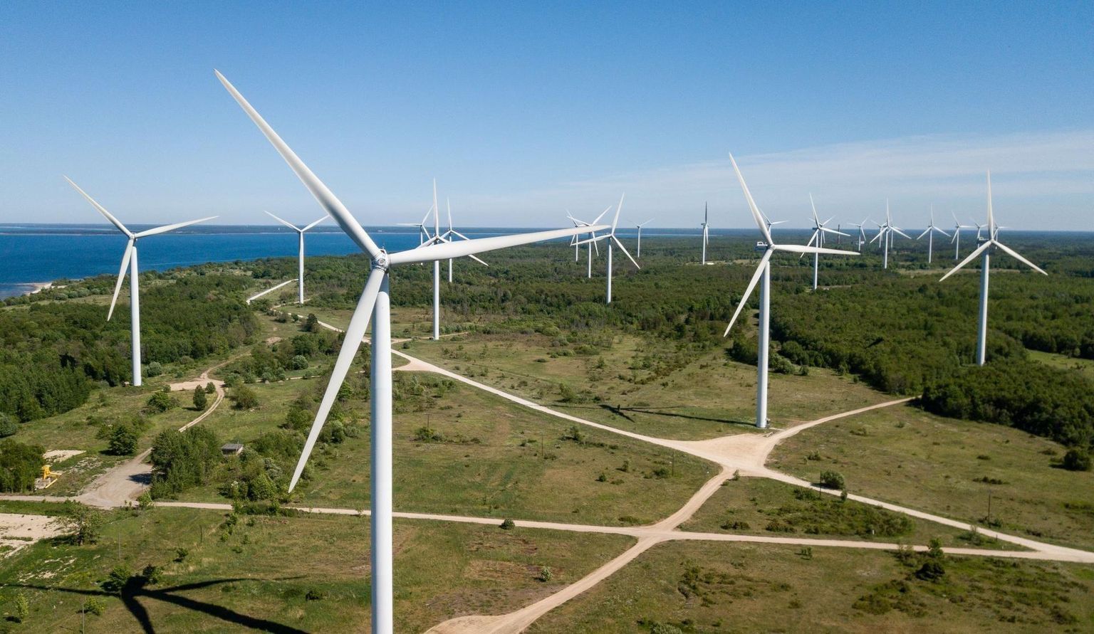 Enefit Greenile kuuluv Pakri tuulepark. Foto on illustratiivne