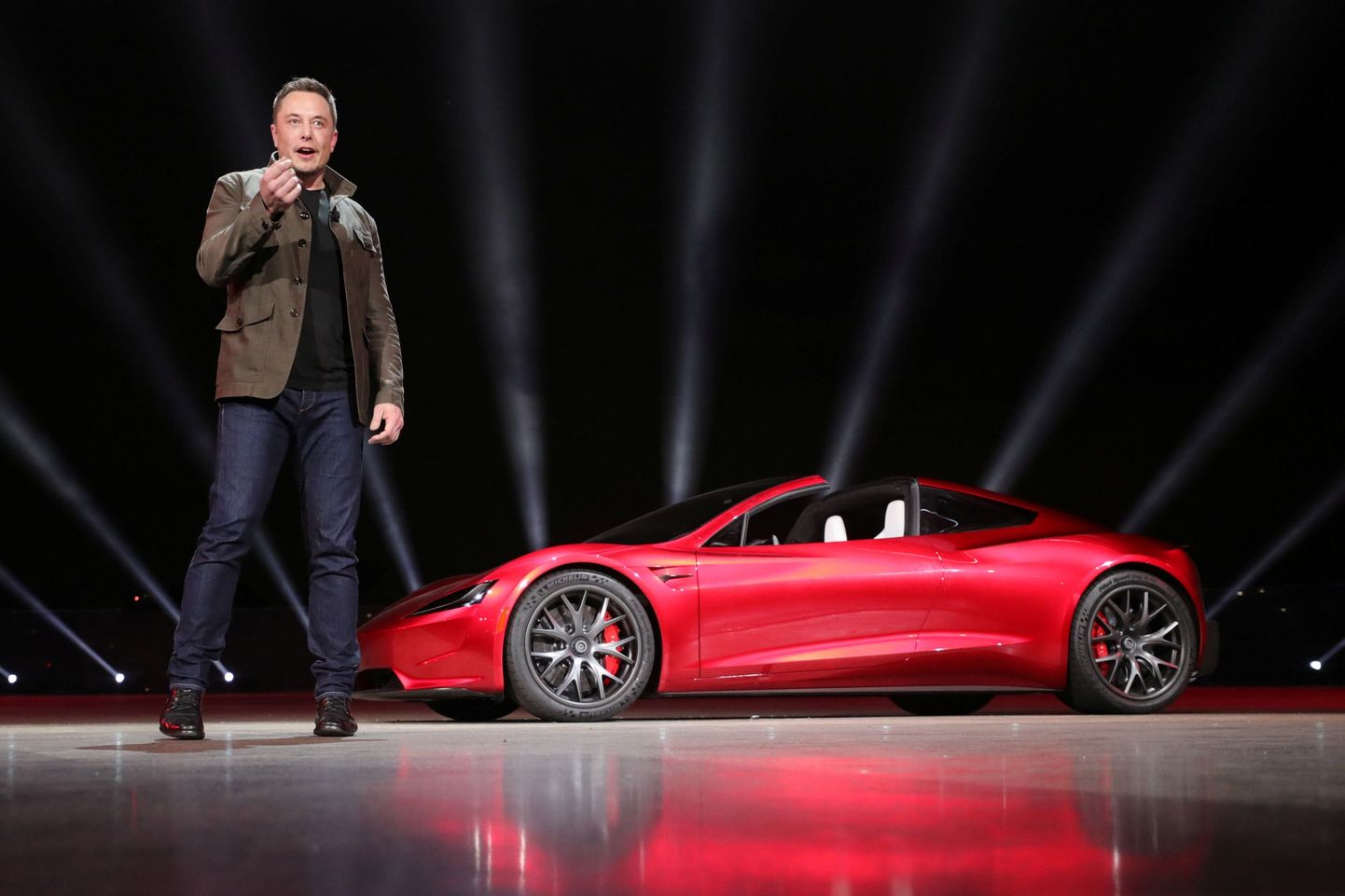 Elon Musk ja Tesla Roadster