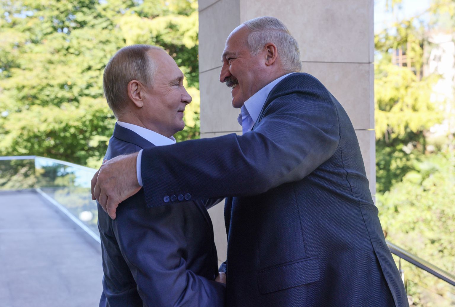 Vene diktaator Vladimir Putin (vasakul) ja Valgevene diktaator Aljaksandr Lukašenka (paremal).