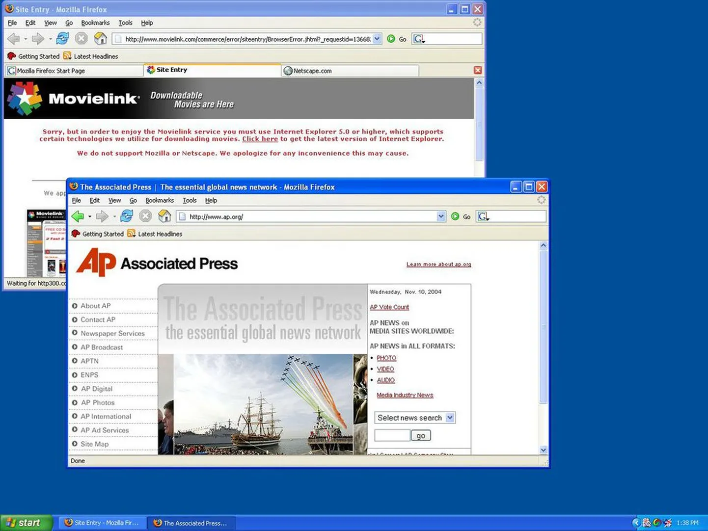 Internetibrauser Firefox.