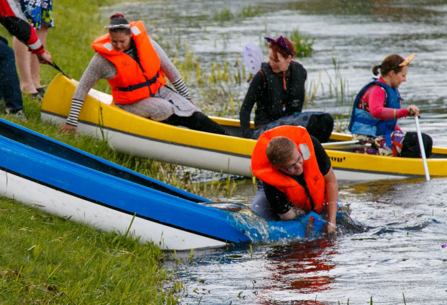 Pedeli paadiralli Valga-Valka festivalil.