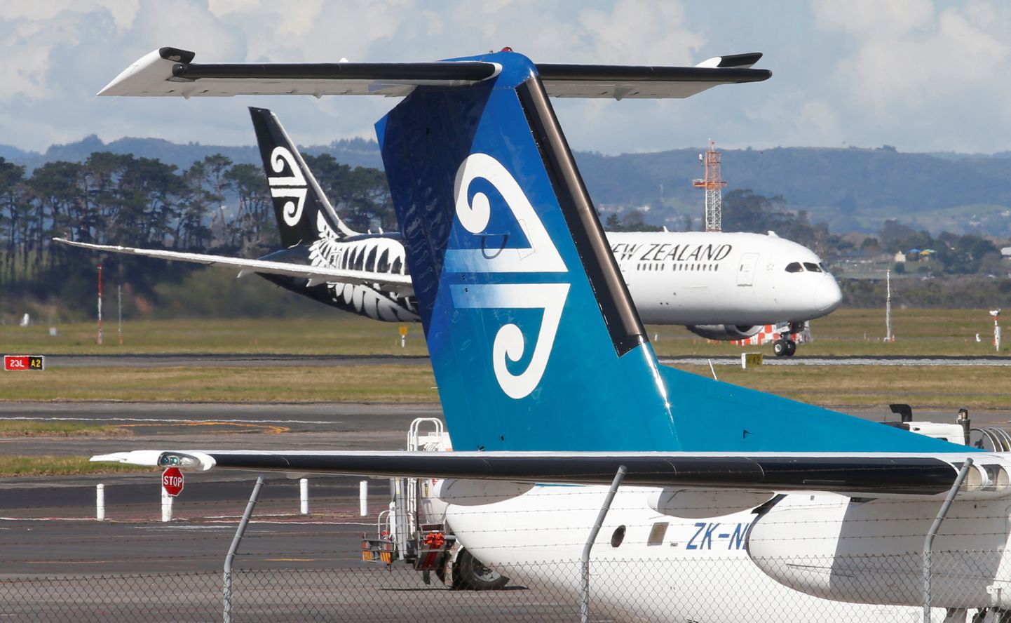 Самолеты Air New Zealand.