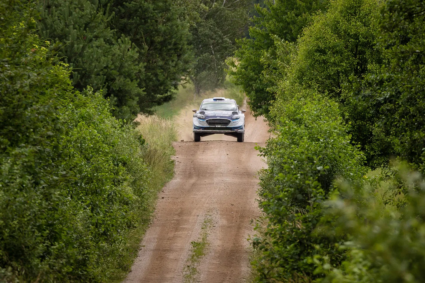 Ott Tänak ja Martin Järveoja Poola rallil.