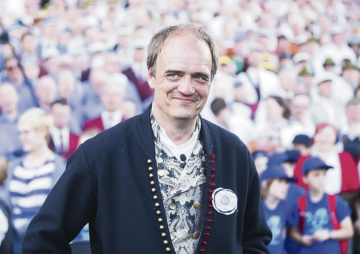 Noormeestekooride projekti algataja Hirvo Surva hoolitseb laulupidude jätkumise eest.