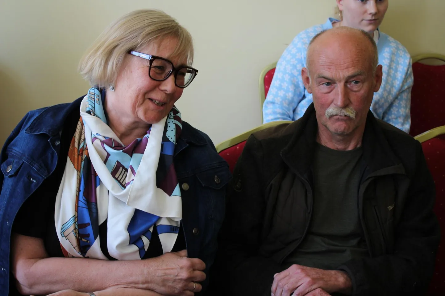 Tiina Tammer ja Enno Tammer 29. mail Kundas Viru-Nigula valla kultuurikeskuses.